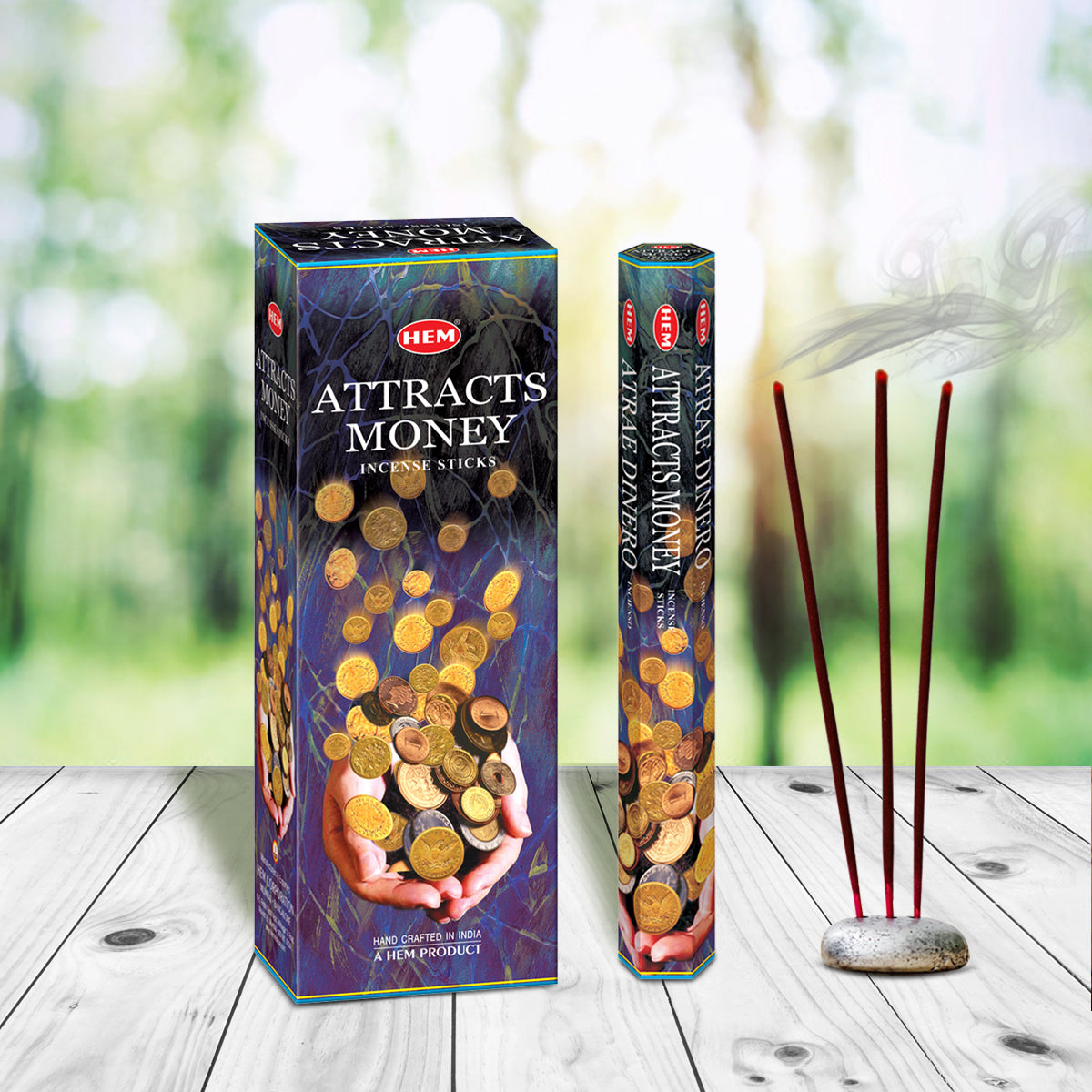 COCONUT MANGO INCENSE STICKS (6 PACKS=120 STICKS) in een doos met STICK COCONUT MANGO INCENSE STICKS (6 PACKS=120 STICKS) in een doos met STICK