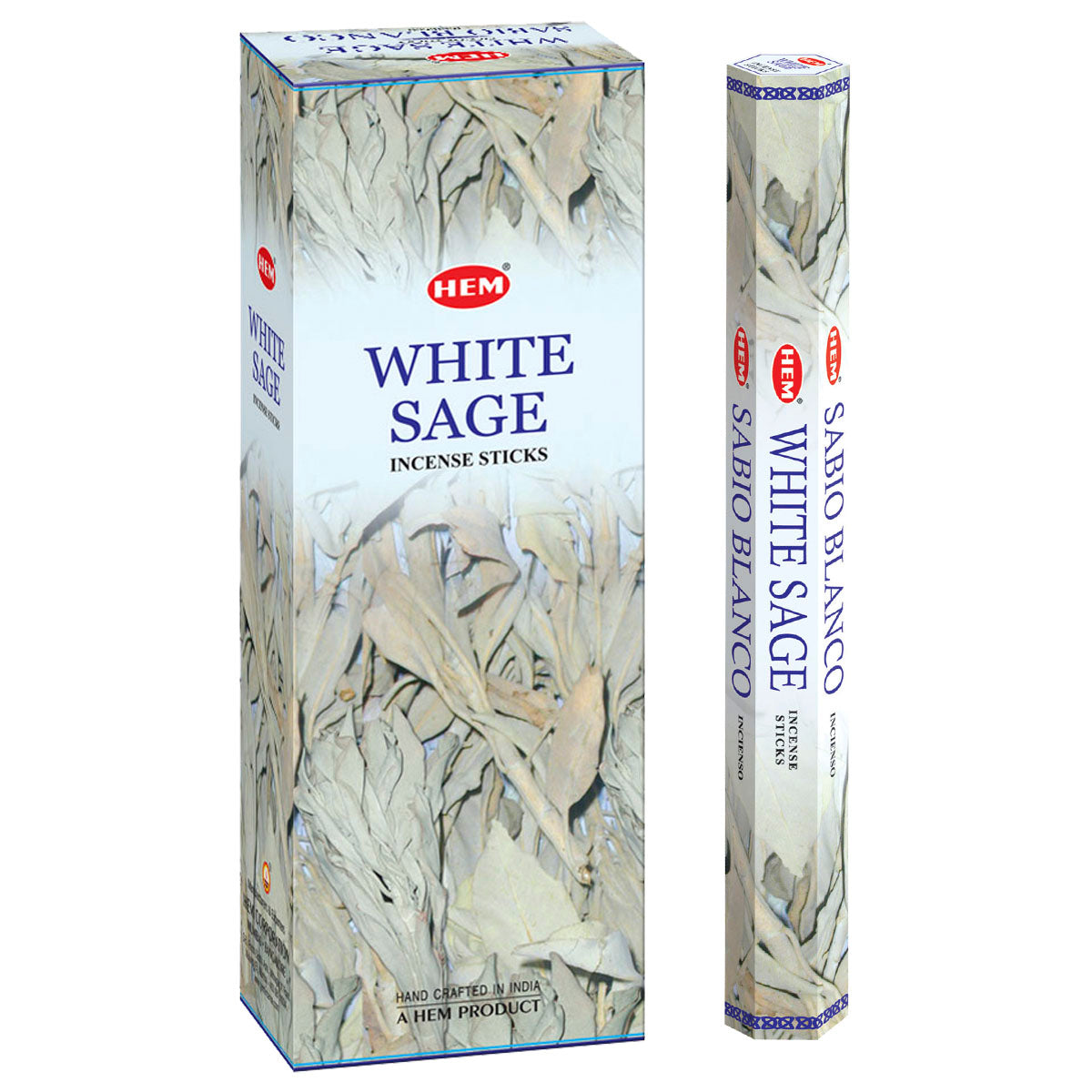 White Sage Incense Sticks (Pack of 120 Sticks) Hem