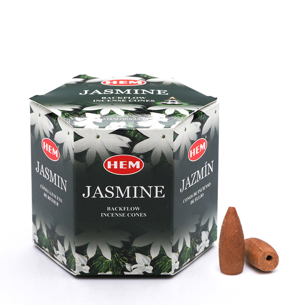 HEM Jasmine Backflow Incense Cones (40 Cones)