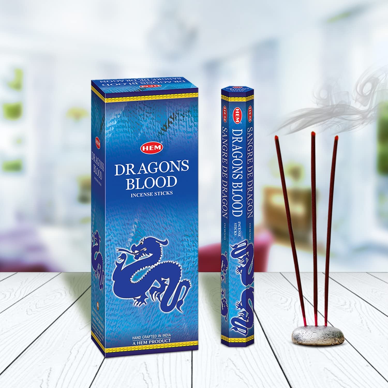 Dragons Blood Blue Incense Sticks (Pack of 120 Sticks)