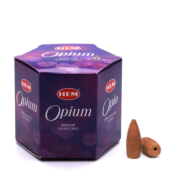 HEM Opium Backflow Incense Cones (40 Cones)