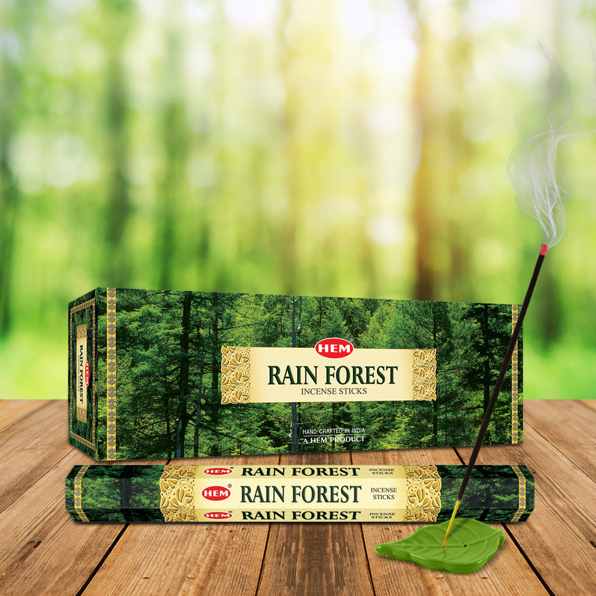 Hem Rain Forest Incense Bulk Pack - 6 Boxes X 20 Sticks (120 Total), Free Shipping