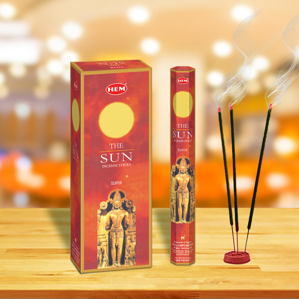 HEM The Sun Incense Stick (Pack of 120 Sticks)